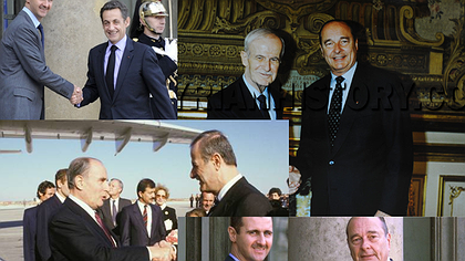 Illustration un long soutien à l’Élysée