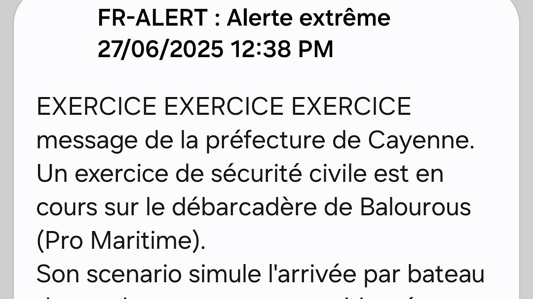 Illustration - un exercice d’alerte prémisse de la guerre à venir
