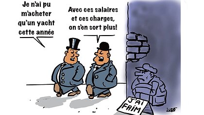 Illustration une société pourrissante
