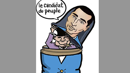 Illustration prêt à servir la soupe au patronat