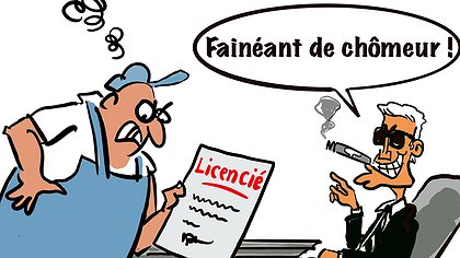 Illustration attaques contre les chômeurs
