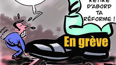 Illustration - la force des travailleurs c’est la grève… et c’est à eux de la diriger !