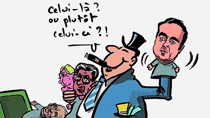 Illustration la façade craquelée de la société capitaliste